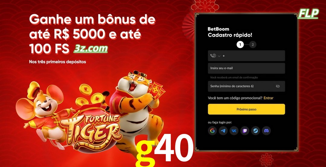 g40 cassino Brasil bônus de boas-vindas até R$5000 e 100 free spins