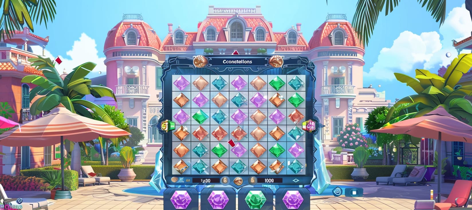 g40 Constellations slot game cassino online com pedras preciosas