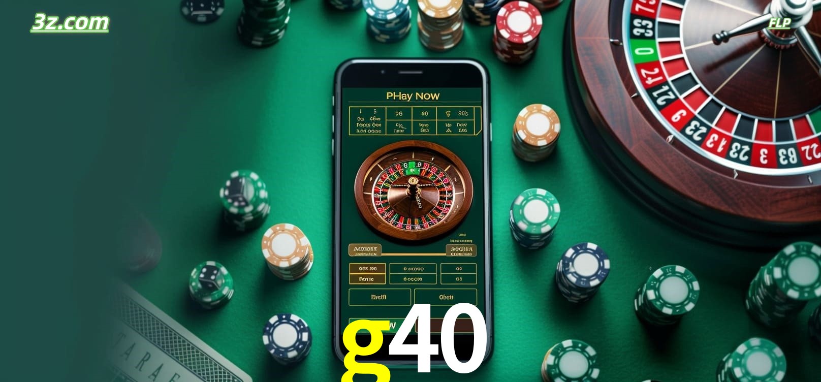 Roleta online no cassino g40 disponível em celular e computador